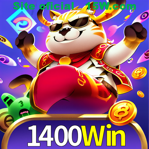 Imagem promocional da 1400Win mostrando a plataforma e suas vantagens